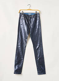Pantalon slim broderie rivets taille normale bleu ICEBERG femme