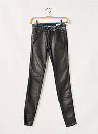 Pantalon slim tissage enduit taille normale noir CLOSED femme