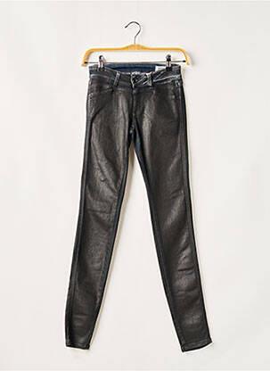 Pantalon slim tissage enduit taille normale noir CLOSED femme