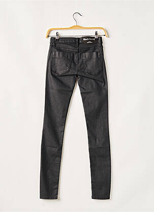 Pantalon slim tissage enduit taille normale noir BLACK ORCHID femme