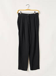 Pantalon chino fermeture zippée sous rabat boutonné taille normale noir PATRIZIA PEPE femme