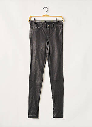 Pantalon slim taille normale taille normale noir SET femme