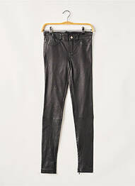 Pantalon slim taille normale taille normale noir SET femme