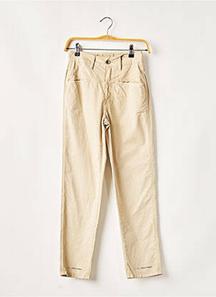 Pantalon slim stretch taille normale beige CLOSED femme