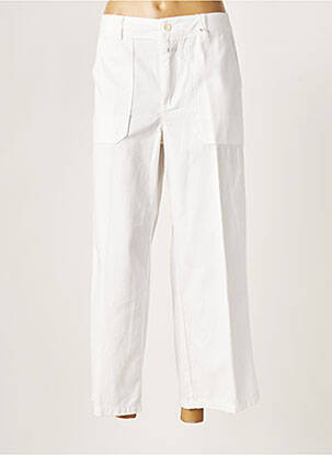 Pantalon droit blanc CLOSED pour femme