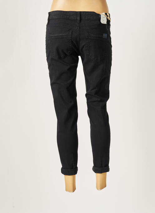 Pantacourt stretch taille normale noir FIVE femme