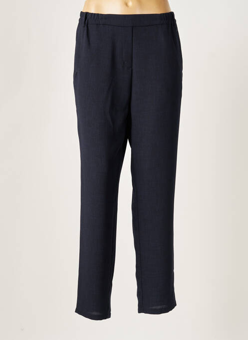 Pantalon droit taille élastique taille normale bleu ZYGA femme