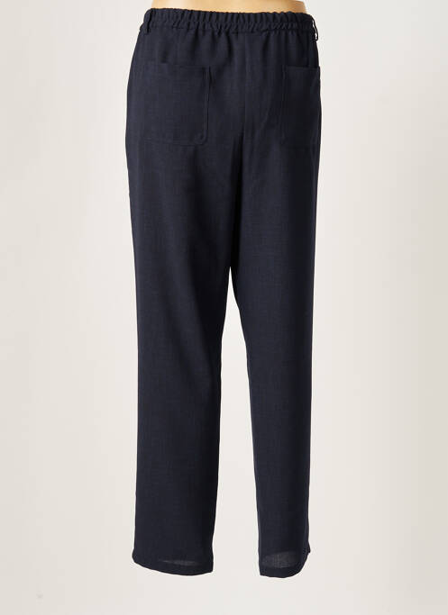 Pantalon droit taille élastique taille normale bleu ZYGA femme