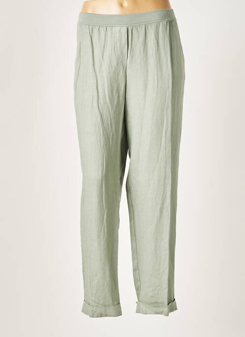 Pantalon droit vert ROSSO 35 pour femme