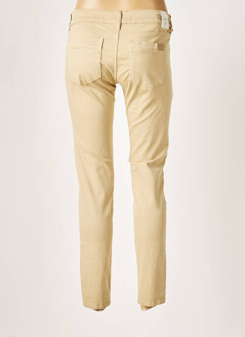 Pantalon slim beige FIVE pour femme