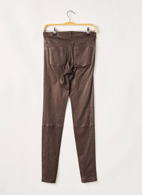 Pantalon slim marron SET pour femme