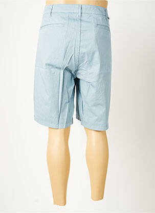 Bermuda coupe droite taille normale bleu SERGE BLANCO homme