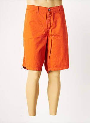 Bermuda coupe droite taille normale orange SERGE BLANCO homme