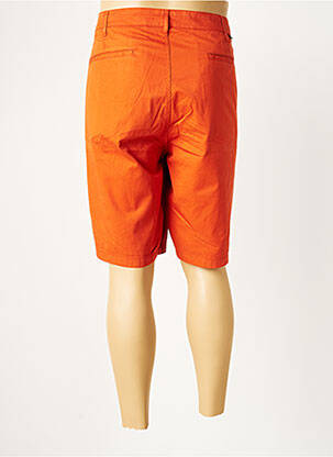 Bermuda coupe droite taille normale orange SERGE BLANCO homme