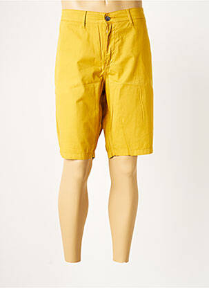 Bermuda coupe droite taille normale jaune SERGE BLANCO homme