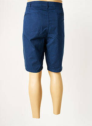 Bermuda coupe droite taille normale bleu SERGE BLANCO homme