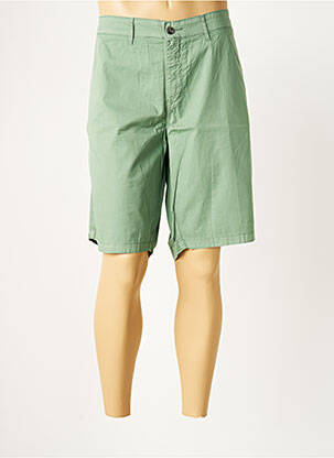 Bermuda coupe droite taille normale vert SERGE BLANCO homme