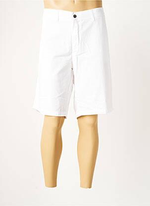 Bermuda coupe droite taille normale blanc SERGE BLANCO homme