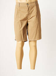 Bermuda coupe droite taille normale beige SERGE BLANCO homme
