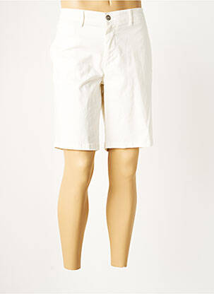 Bermuda coupe droite taille normale blanc SERGE BLANCO homme