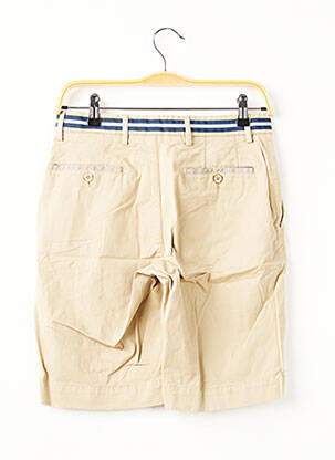 Bermuda coupe droite taille normale beige HACKETT homme