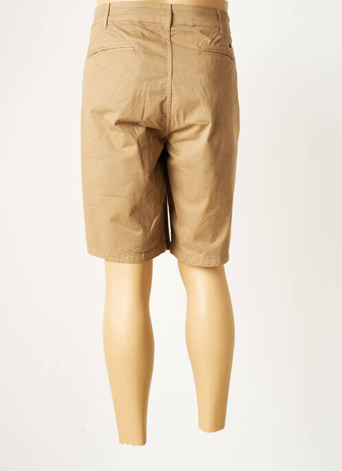 Bermuda coupe droite taille normale beige SERGE BLANCO homme