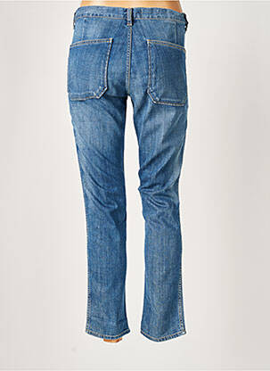 Pantalon 7/8 stretch taille normale bleu ACQUAVERDE femme