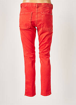 Pantalon 7/8 stretch taille normale rouge ACQUAVERDE femme