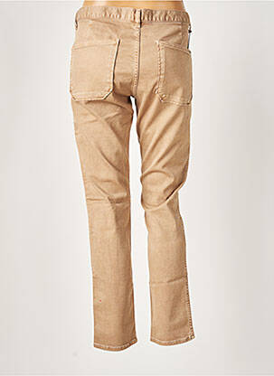 Pantalon 7/8 stretch taille normale beige ACQUAVERDE femme