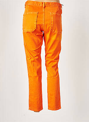 Pantalon 7/8 stretch taille normale orange ACQUAVERDE femme