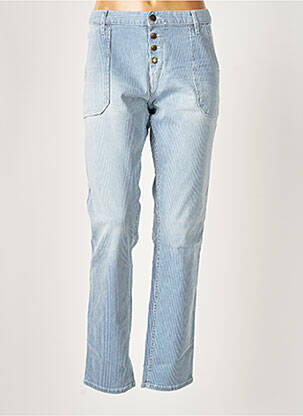 Pantalon slim stretch taille normale bleu ACQUAVERDE femme