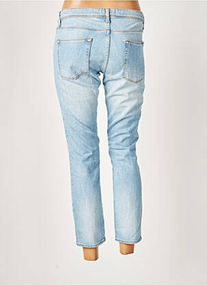 Pantalon 7/8 stretch taille basse bleu ACQUAVERDE femme