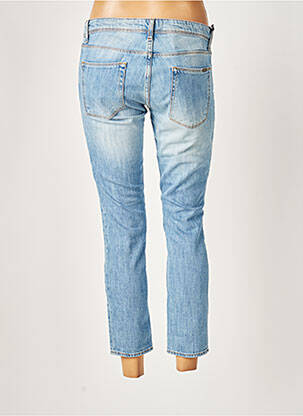 Pantalon 7/8 stretch taille basse bleu ACQUAVERDE femme