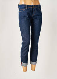 Pantalon 7/8 stretch taille basse bleu ACQUAVERDE femme