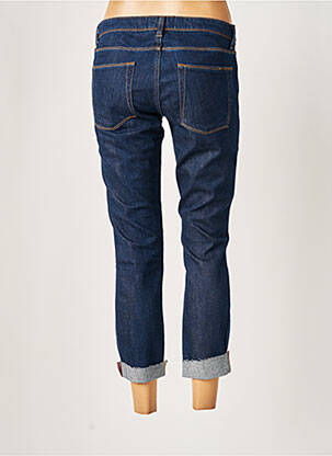 Pantalon 7/8 stretch taille basse bleu ACQUAVERDE femme