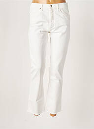Pantalon 7/8 stretch taille normale beige ACQUAVERDE femme