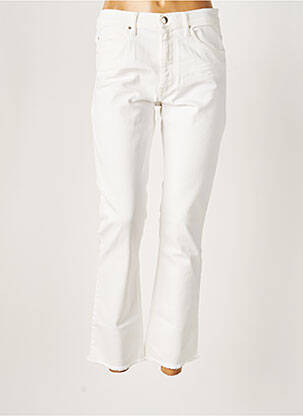 Pantalon 7/8 stretch taille normale beige ACQUAVERDE femme