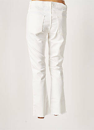 Pantalon 7/8 stretch taille normale beige ACQUAVERDE femme