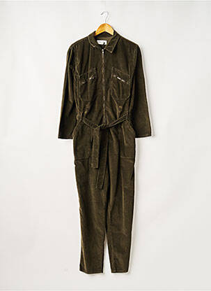 Combi-pantalon poches manches longues vert ACQUAVERDE femme