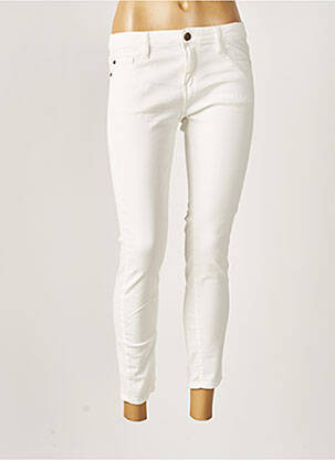 Pantalon 7/8 stretch taille normale beige ACQUAVERDE femme