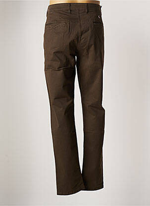 Pantalon chino stretch taille normale marron SERGE BLANCO homme