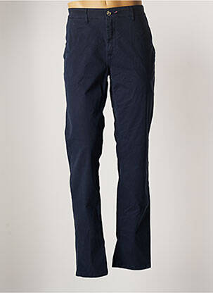 Pantalon chino stretch taille normale bleu SERGE BLANCO homme