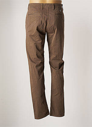 Pantalon chino stretch taille normale marron SERGE BLANCO homme
