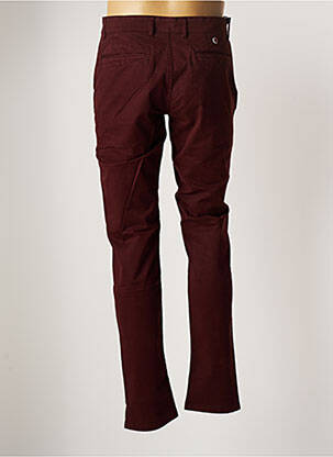 Pantalon chino stretch taille normale rouge SERGE BLANCO homme