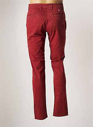 Pantalon chino stretch taille normale rouge SERGE BLANCO homme