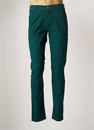 Pantalon chino stretch taille normale vert SERGE BLANCO homme