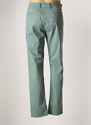 Pantalon chino tissage popeline taille normale vert SERGE BLANCO femme