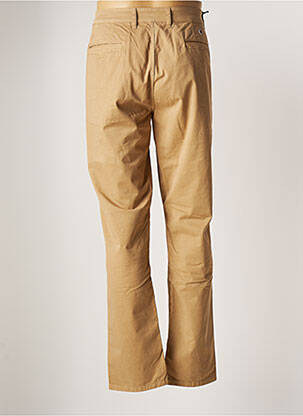 Pantalon chino tissage popeline taille normale beige SERGE BLANCO femme