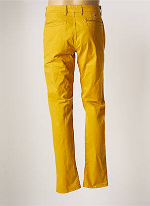 Pantalon chino tissage popeline taille normale jaune SERGE BLANCO homme