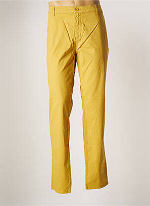 Pantalon chino jaune BLUE LEMON pour homme